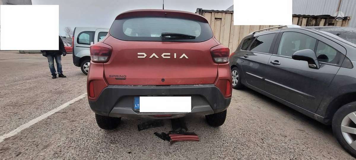 Dacia Spring Atnaujintas modelis baterija 33kw