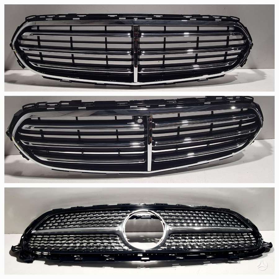 Mercedes-Benz E klasė bumpers, front grill