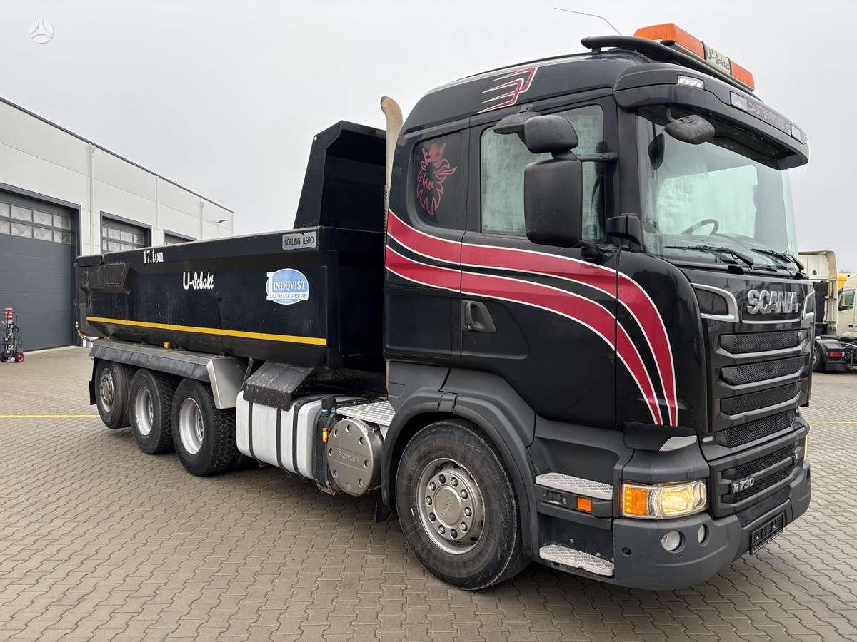 Scania R730 VIBRO KIPPER RETADER, dumpers / tippers
