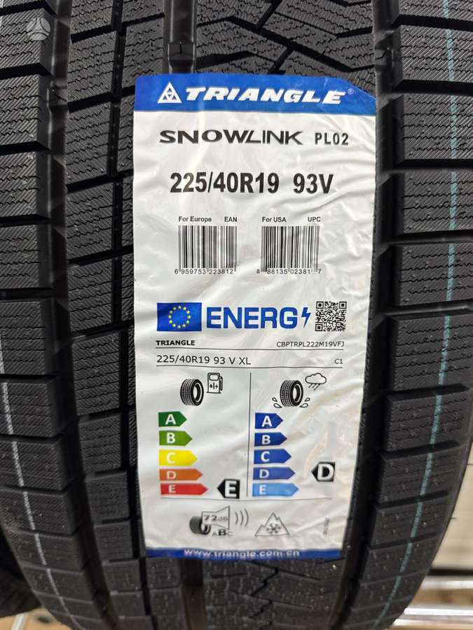 Triangle SnowLink PL02 93V, зимние 225/40 R19
