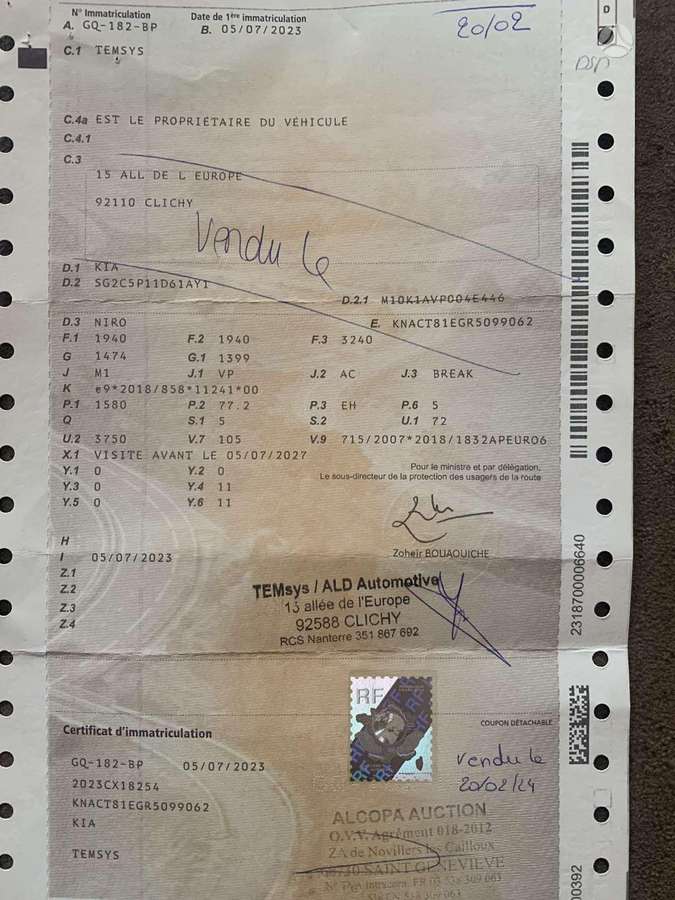 Kia Niro dalimis. Rida 4000 km