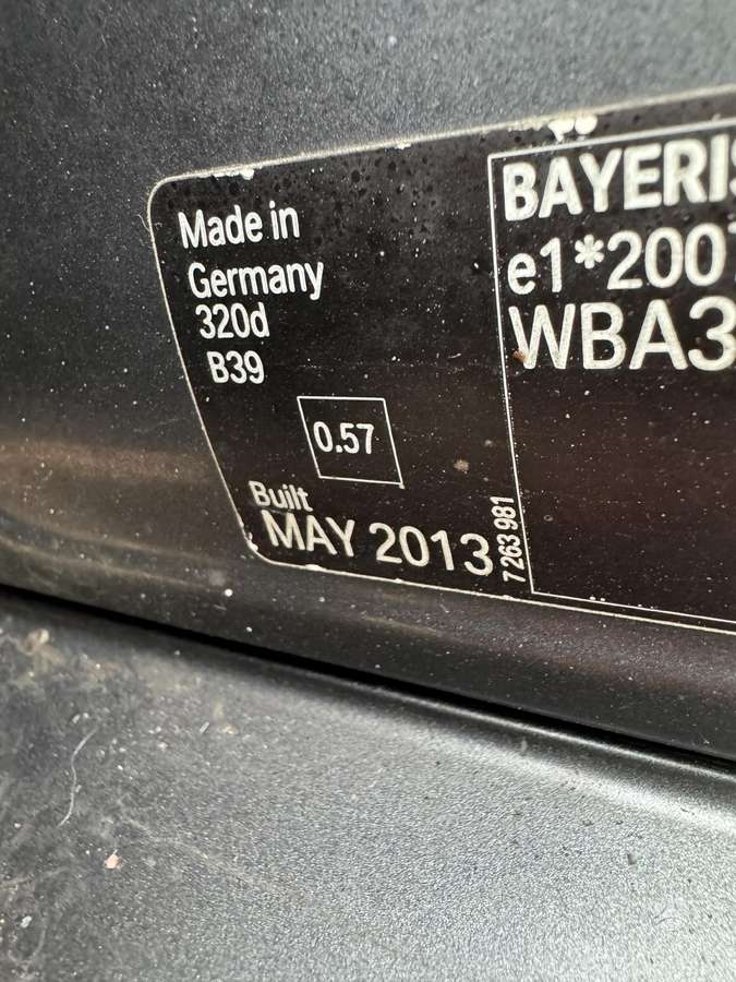 BMW 320 rezerves daļās