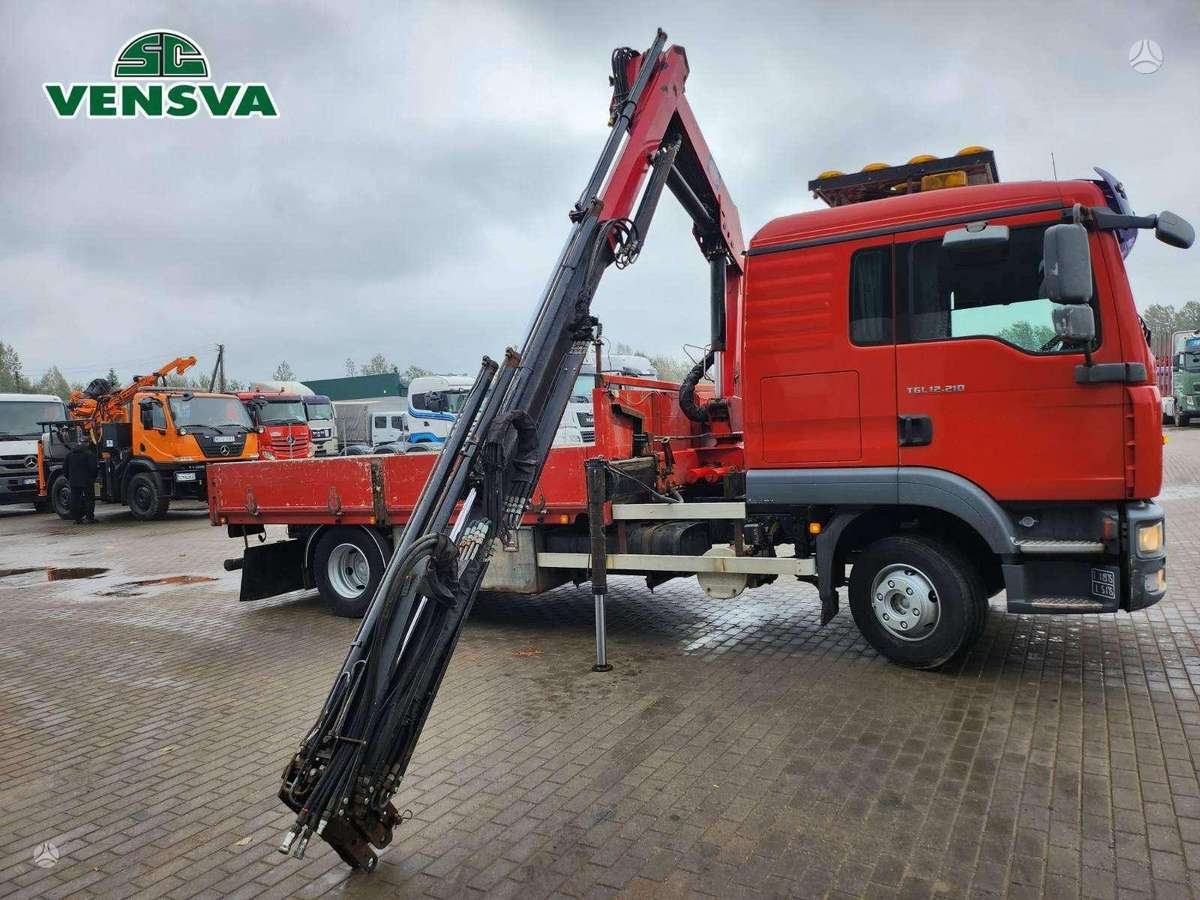 MAN TGL 12.210, 4X2, HMF 735 K4, с краном