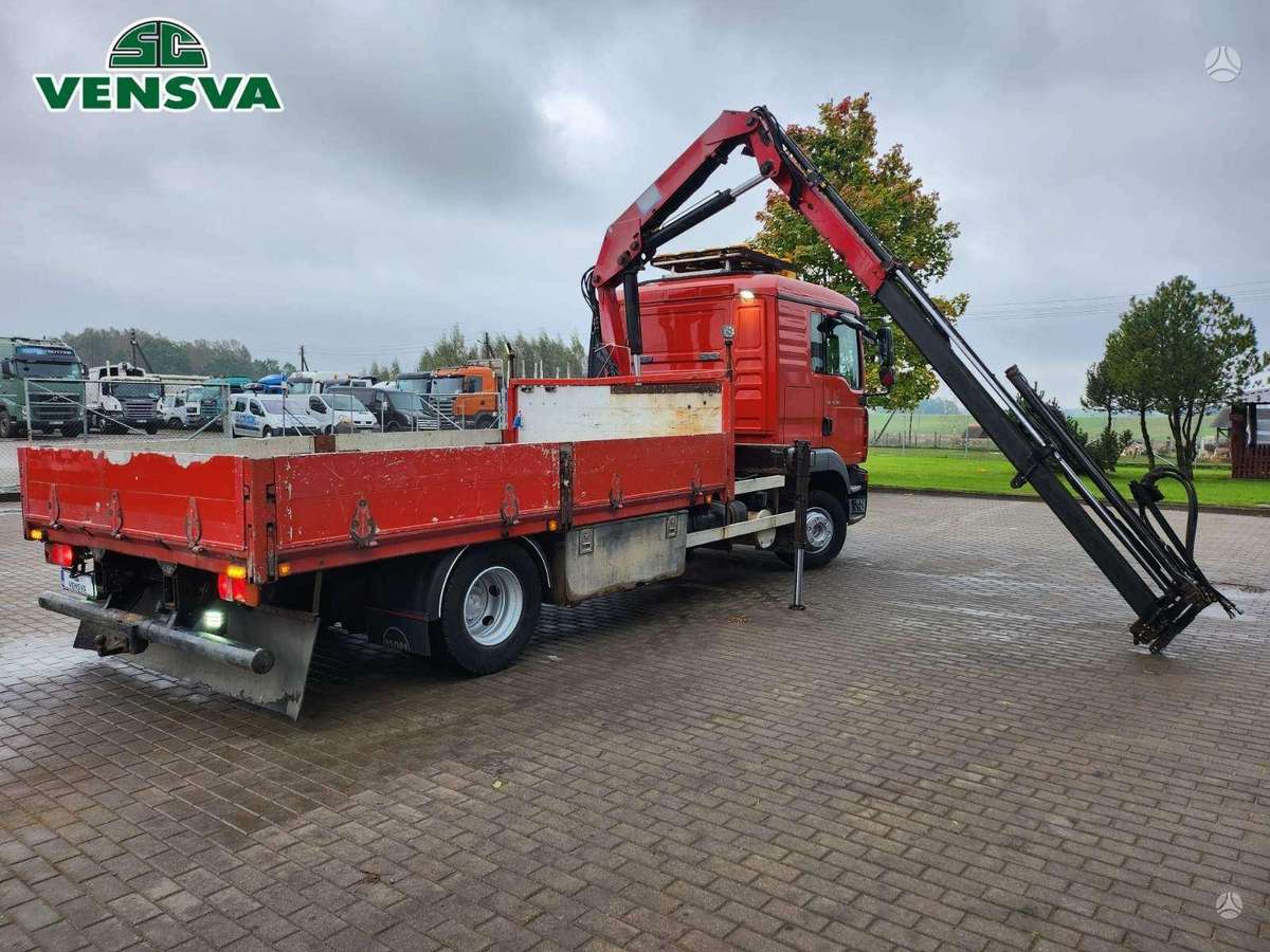 MAN TGL 12.210, 4X2, HMF 735 K4, с краном