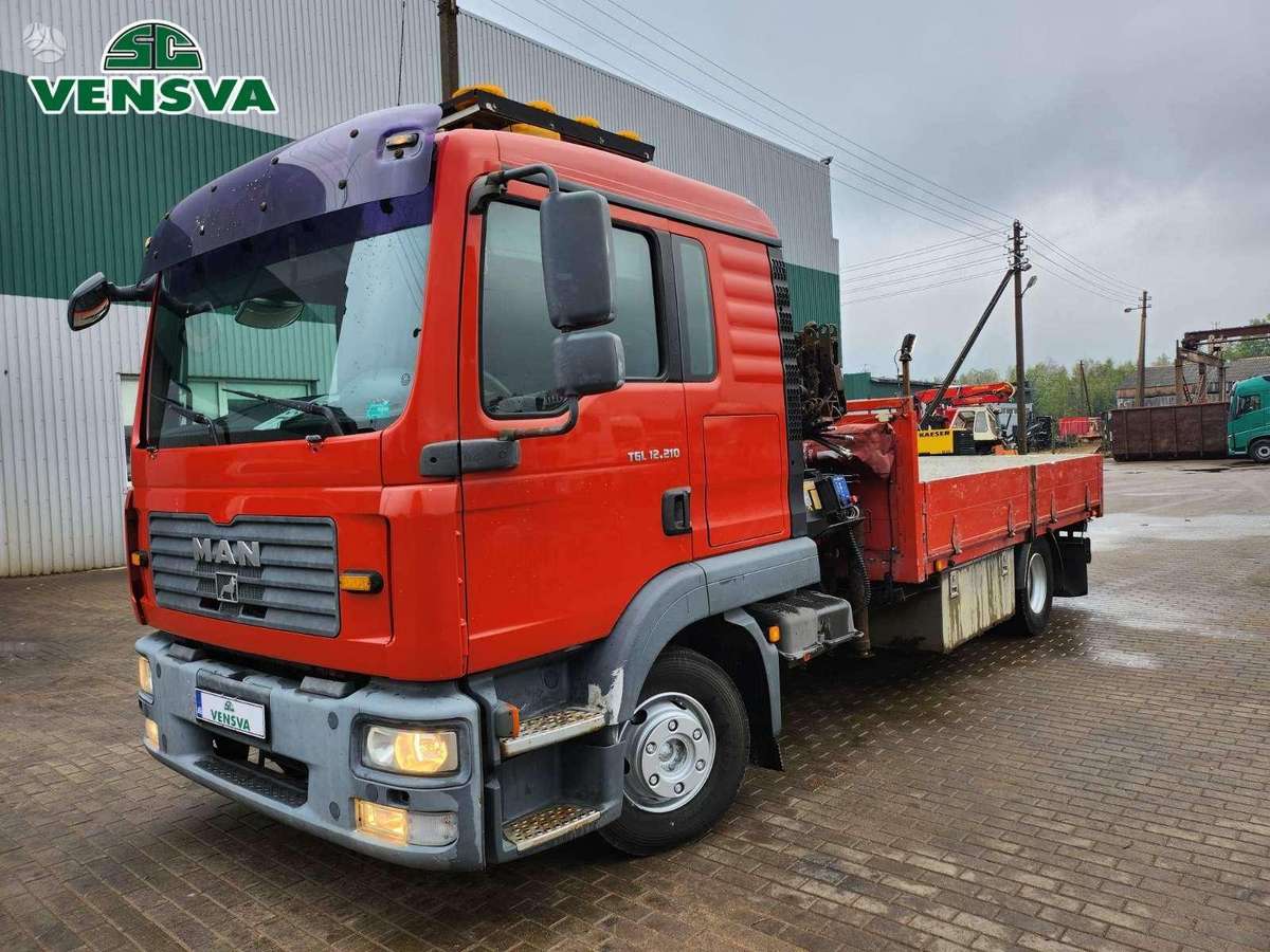 MAN TGL 12.210, 4X2, HMF 735 K4, с краном