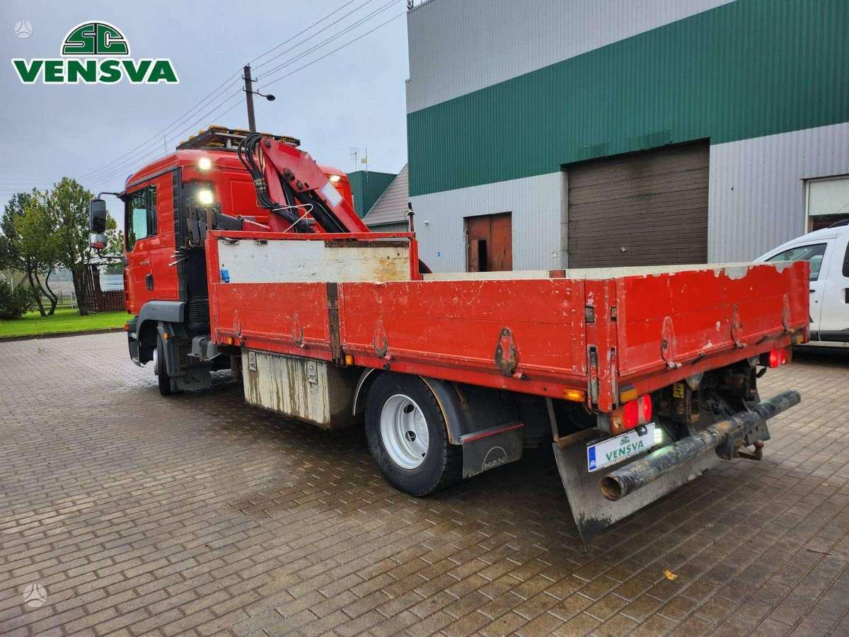 MAN TGL 12.210, 4X2, HMF 735 K4, с краном