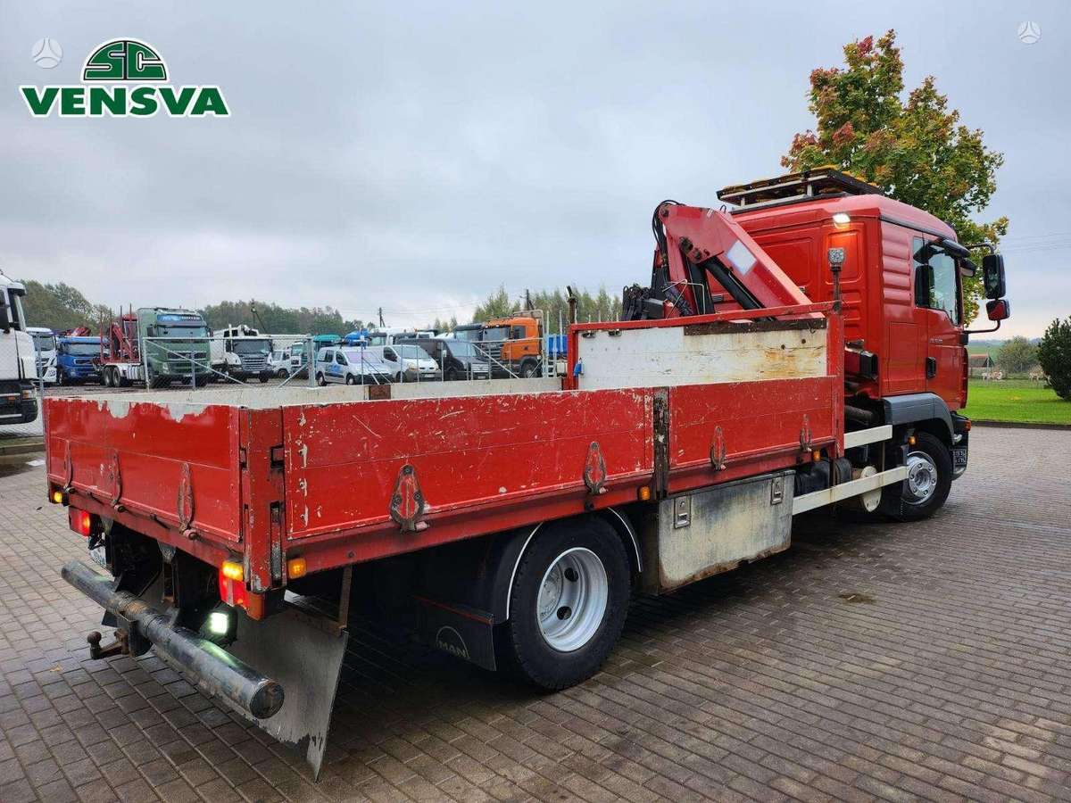 MAN TGL 12.210, 4X2, HMF 735 K4, с краном