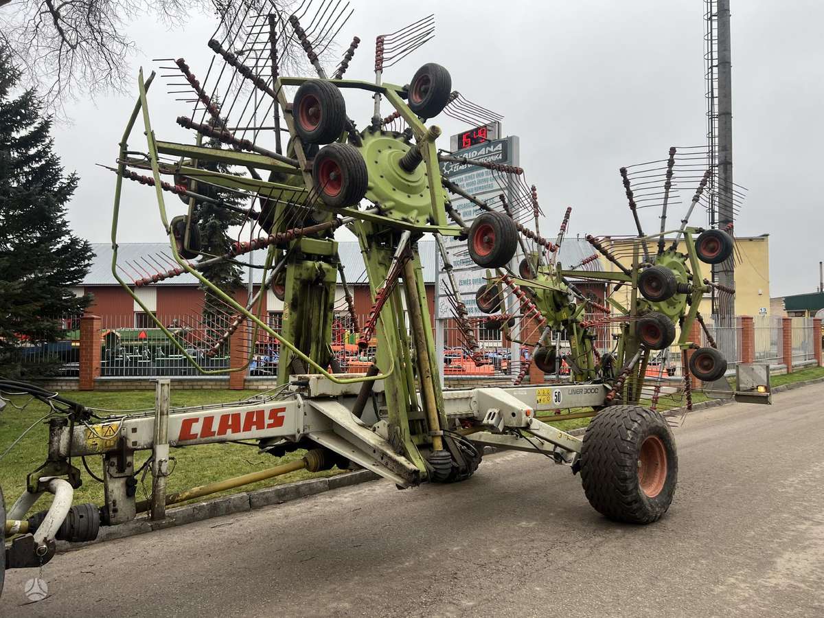 Claas Liner 3000, grābekļi