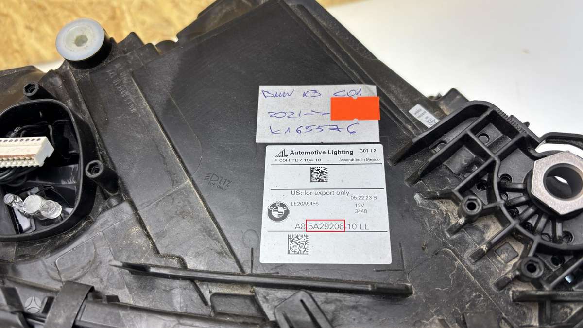 BMW X3, 5A29206, Cen23650