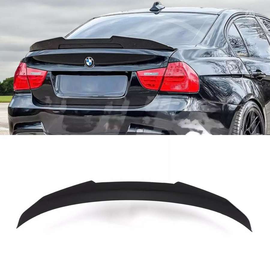 BMW E90 PSM bagažinės spoileris, juodas, blizgus
