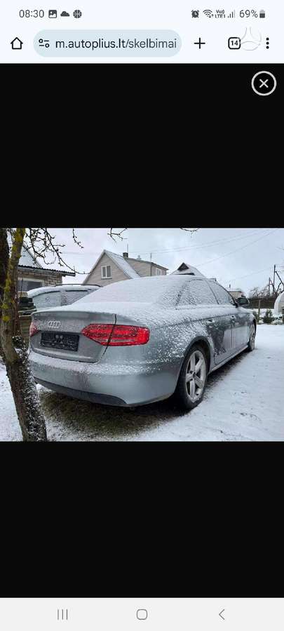 Audi A4 for parts. Auto dalimis