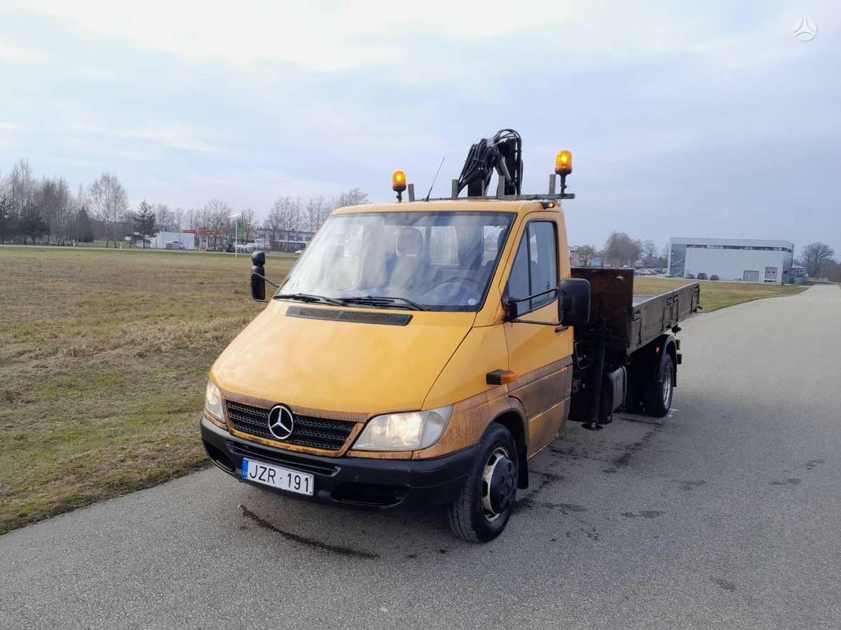 Mercedes-Benz Sprinter 616, dumpers with crane