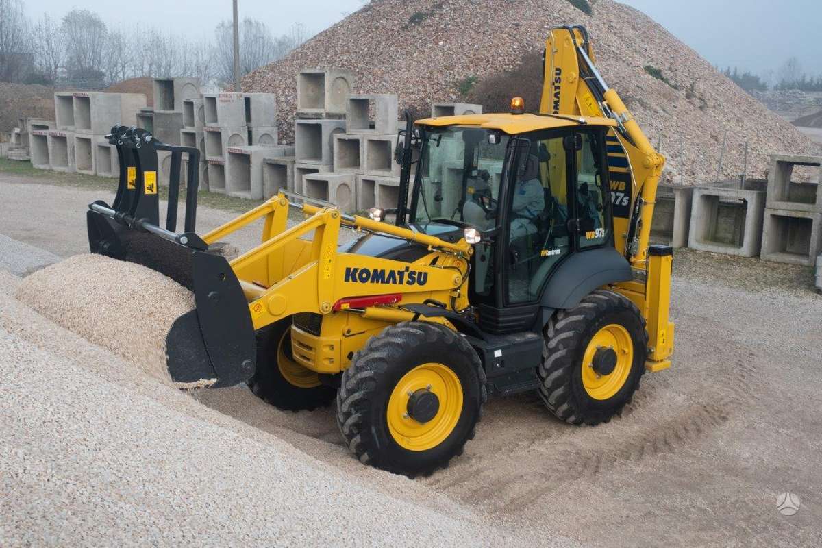 Komatsu WB93S-8EO, excavator loader