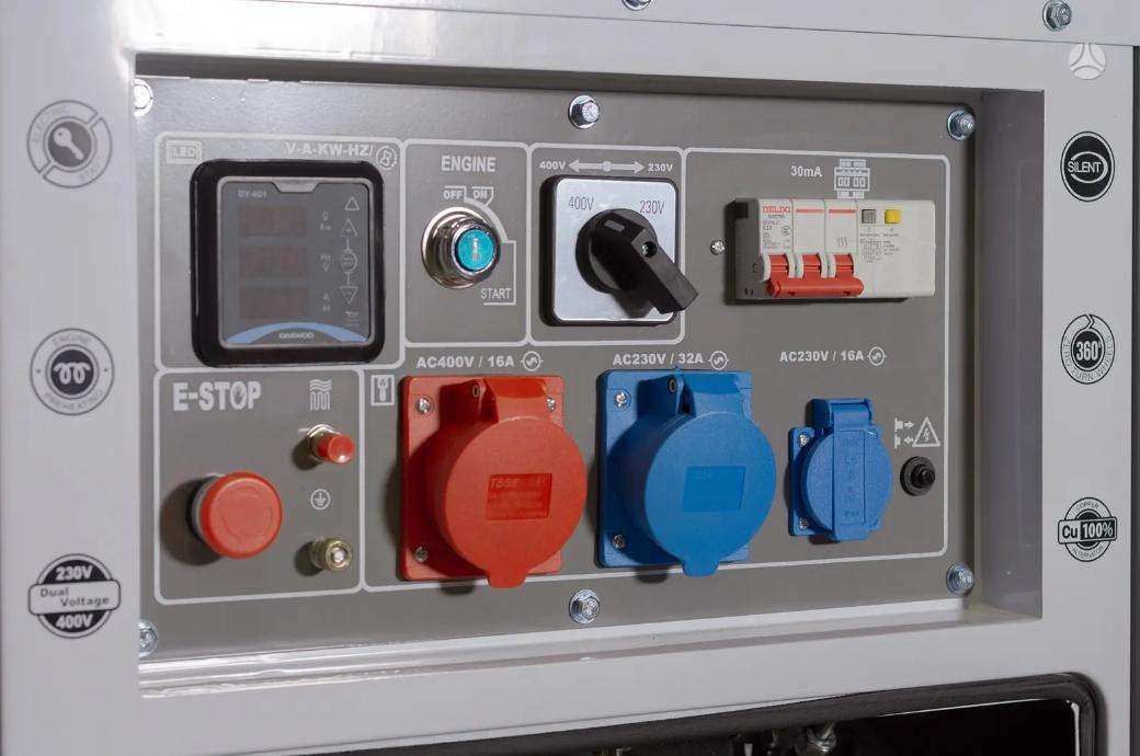 Daewoo 10500DSE-3G, электрогенетаторы