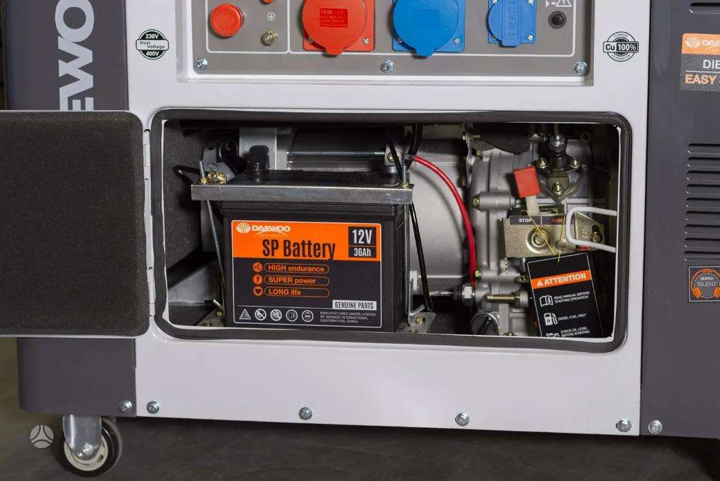 Daewoo 10500DSE-3G, электрогенетаторы