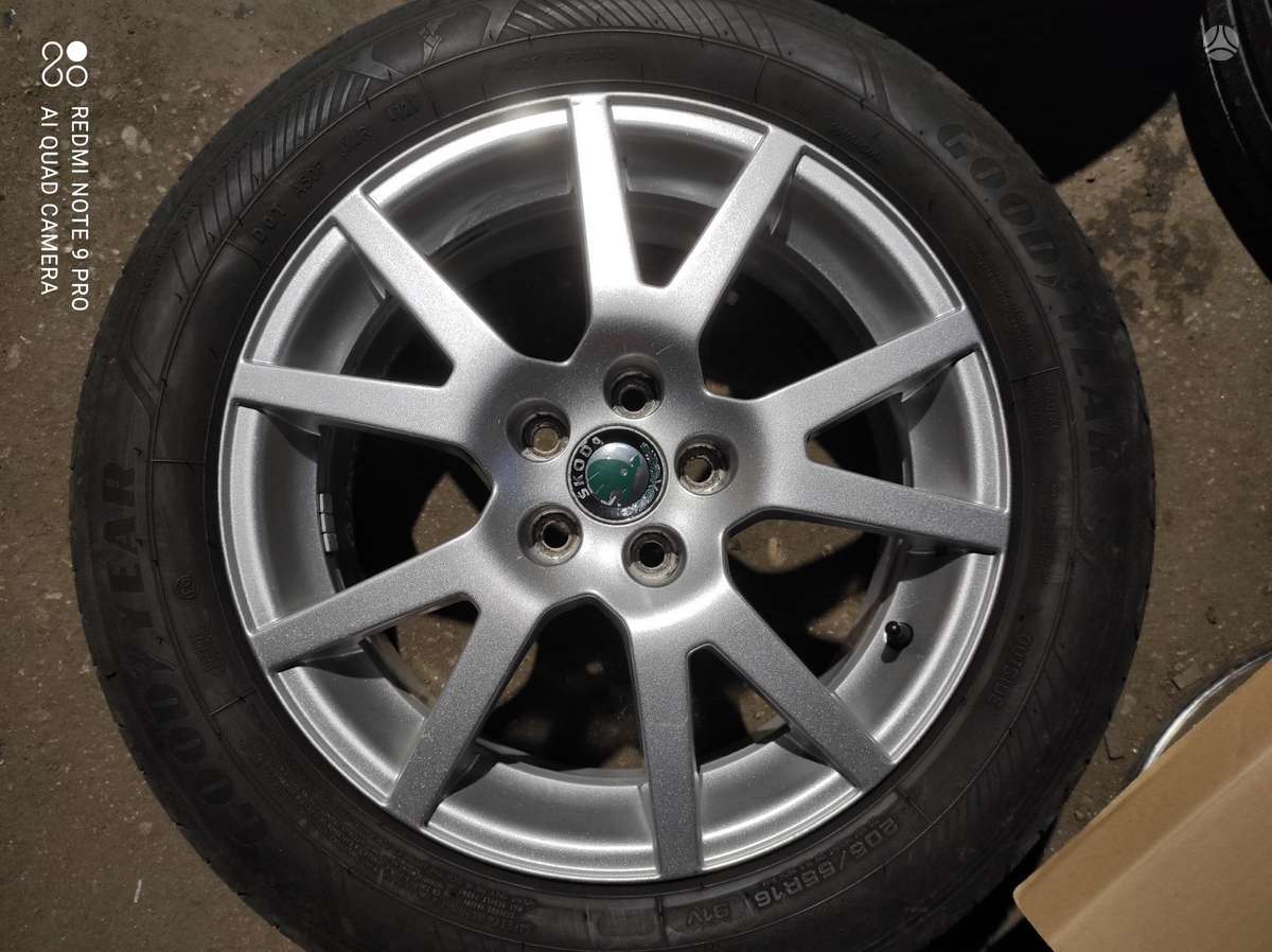 Skoda, light alloy, R16