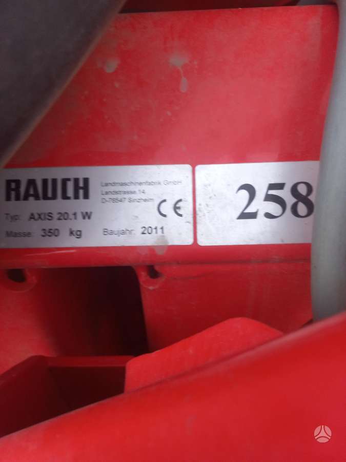 Rauch 20.1W, spreaders