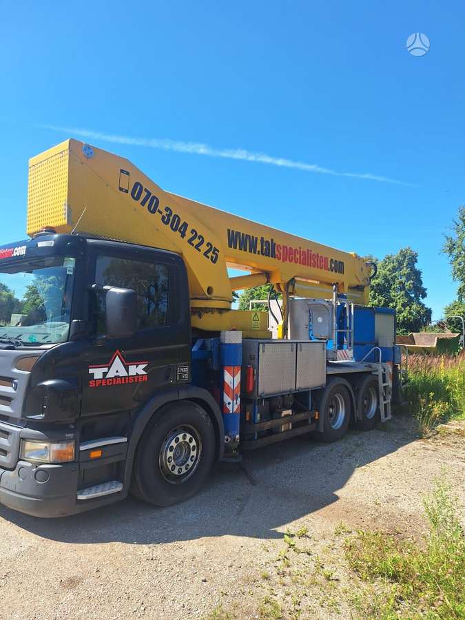 Scania P 3210, с краном