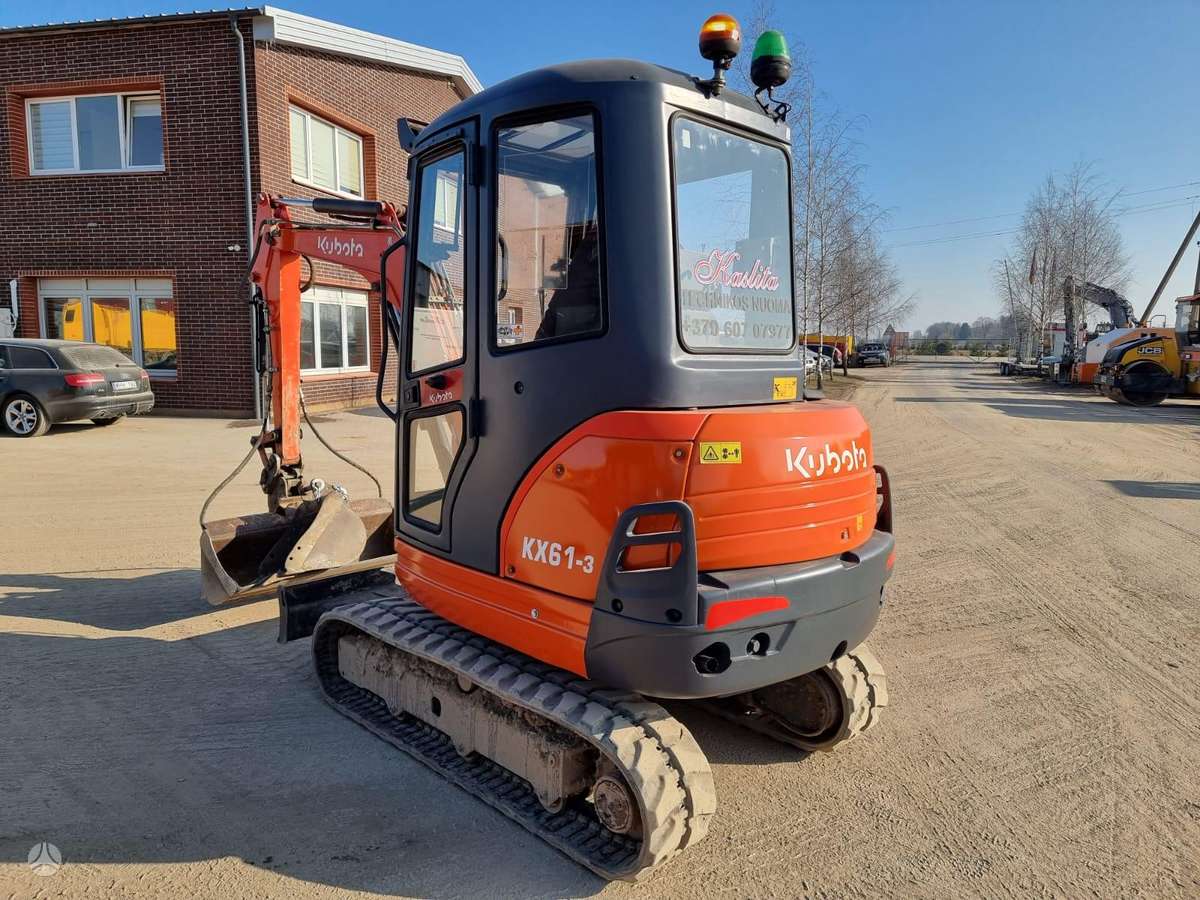 Kubota KX 61-3, mini excavator