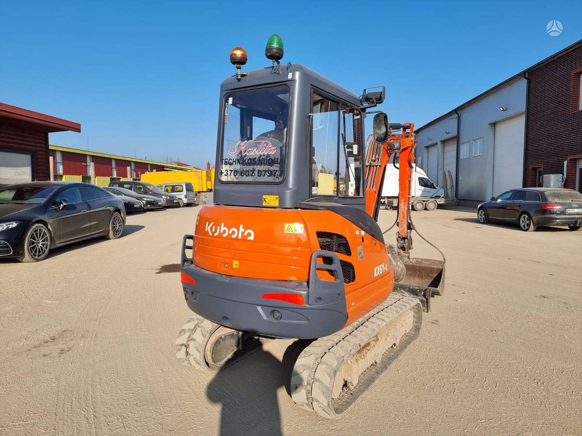 Kubota KX 61-3, мини-экскаваторы