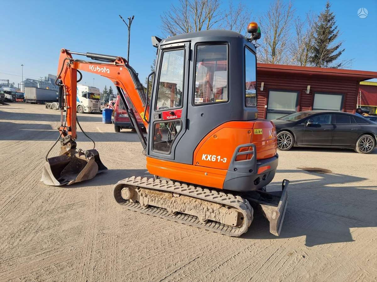 Kubota KX 61-3, мини-экскаваторы