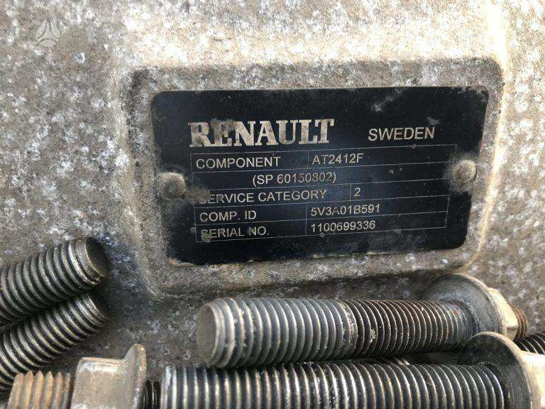 Renault T pavarų dėžė AT2412F, тягачи
