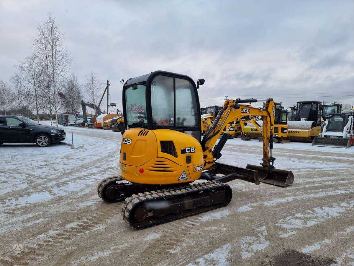 JCB 8030ZTS, мини-экскаваторы