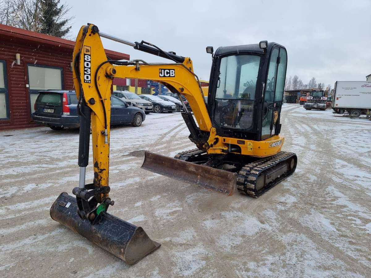 JCB 8030ZTS, мини-экскаваторы