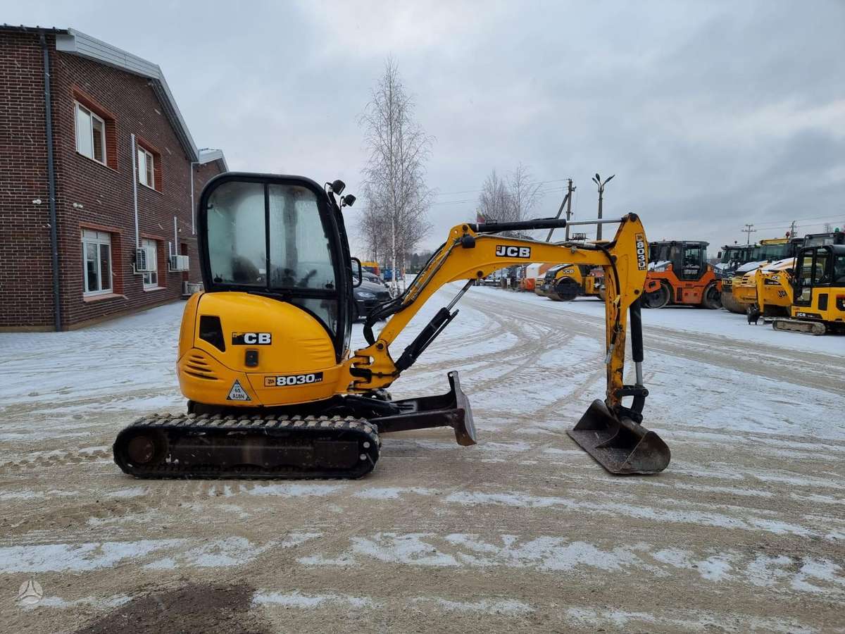 JCB 8030ZTS, мини-экскаваторы