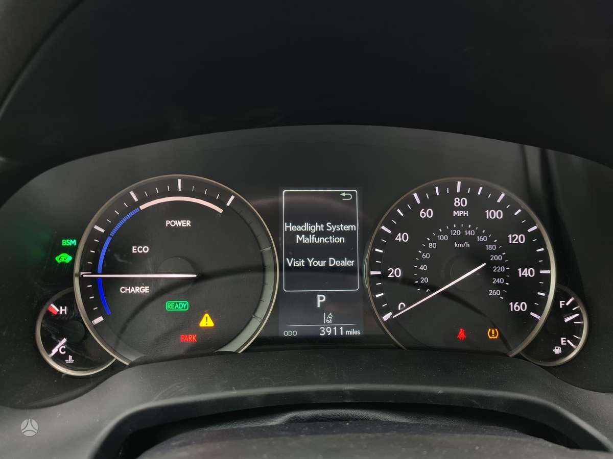 Lexus NX klasė Lexus lempų programavimas headlight system uninitialized k