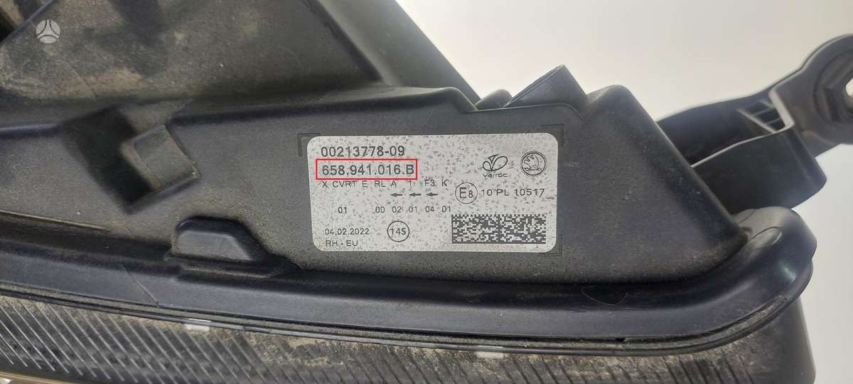 Skoda Kamiq, 658941016B, Cen21576