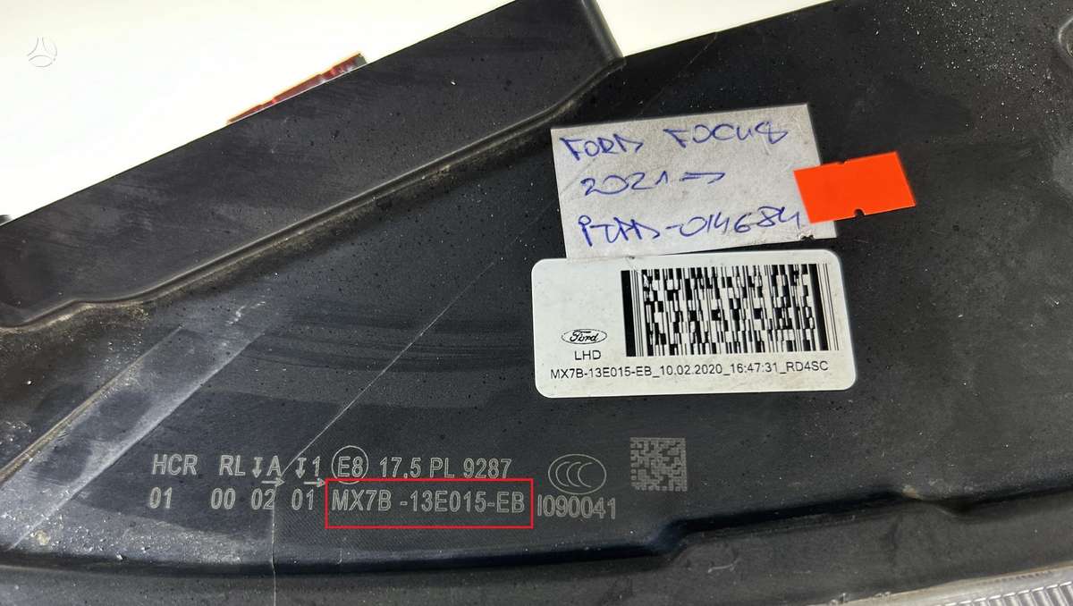 Ford Focus, MX7B13E015EB, Cen21511