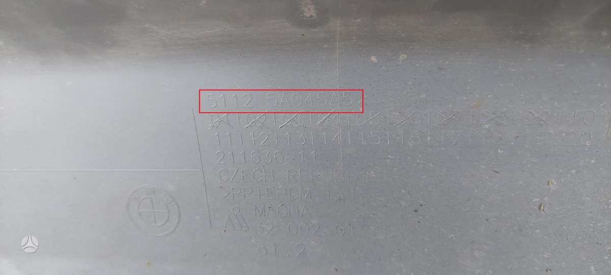 BMW X1, 51125A045A5, Cen22687