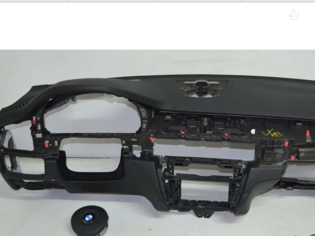 BMW X6 oro pagalvės, saugos diržai
