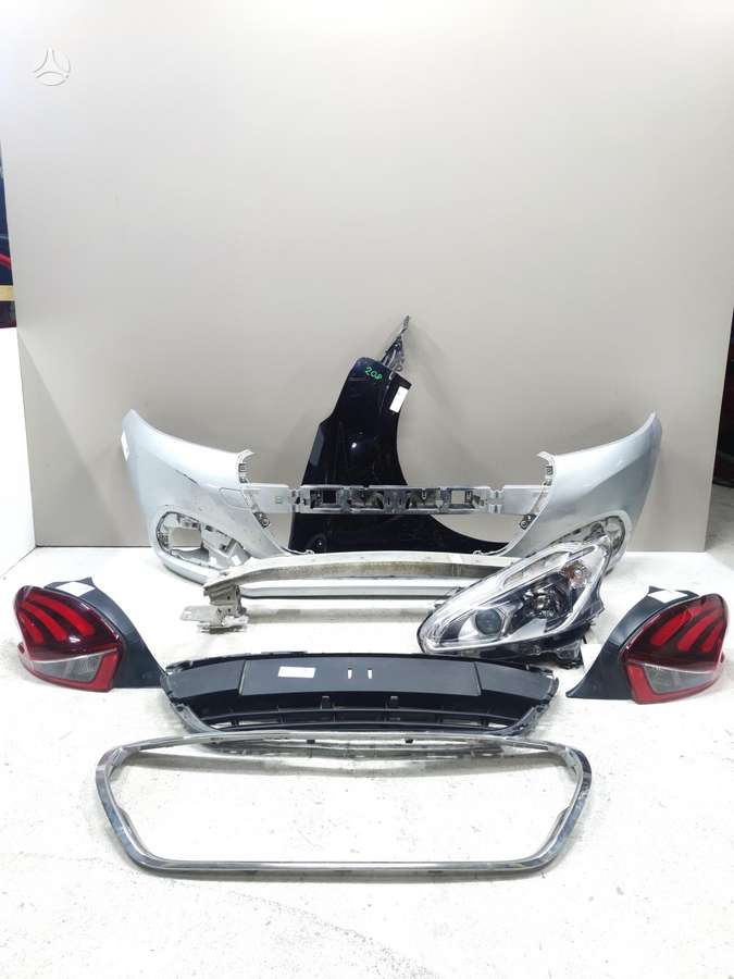 Peugeot 208 kėbulo dalys