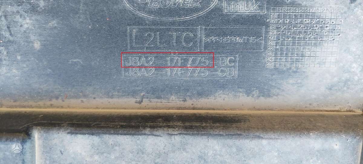 Land Rover Range Rover Velar, J8A217F775, Cen22429
