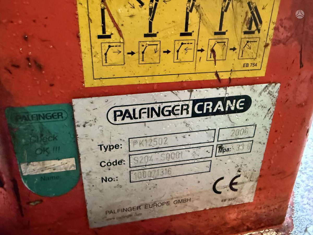 Palfinger PK12500, краны / манипуляторы