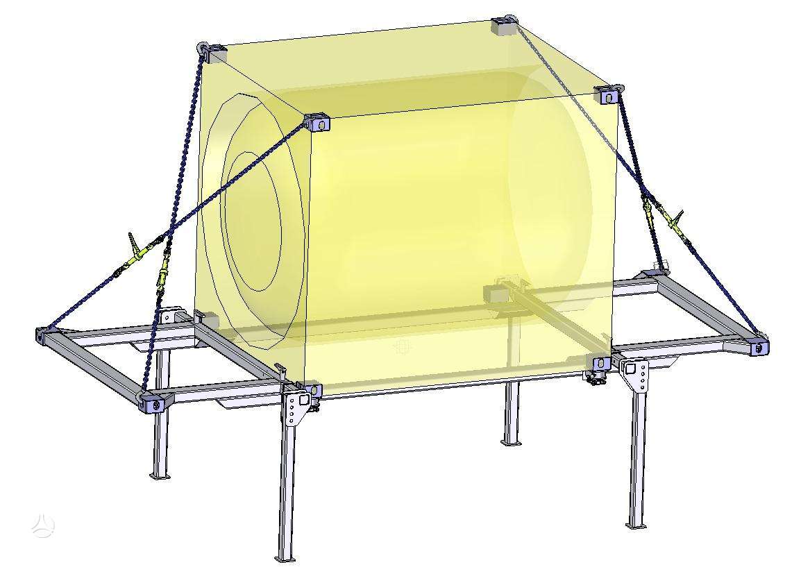 D-TEC D-TEC rėmo adapteris 20ft->10ft, container
