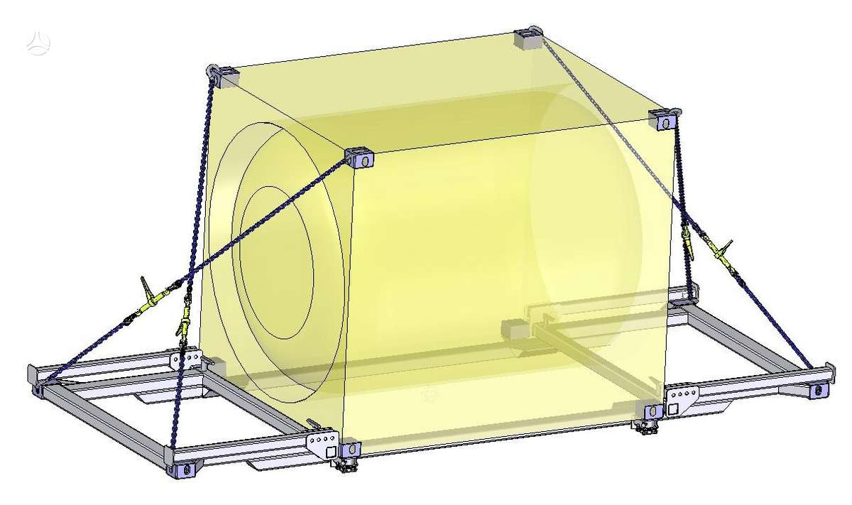 D-TEC D-TEC rėmo adapteris 20ft->10ft, container