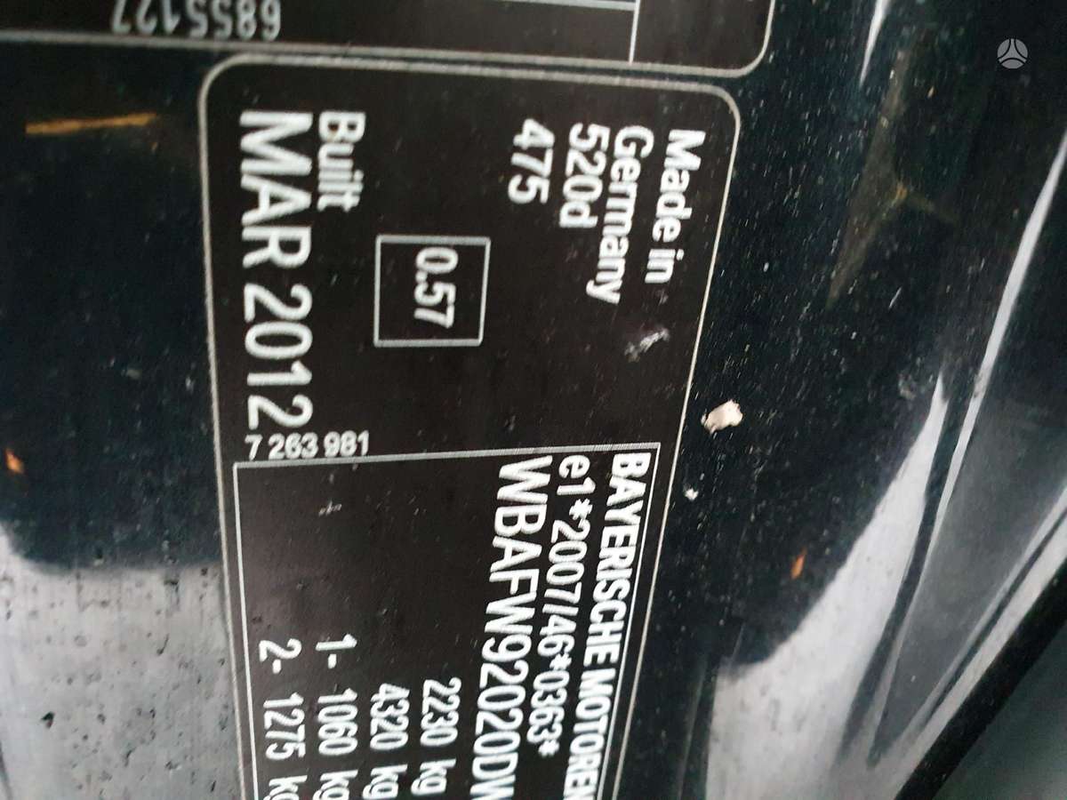 BMW 520 Dalimis