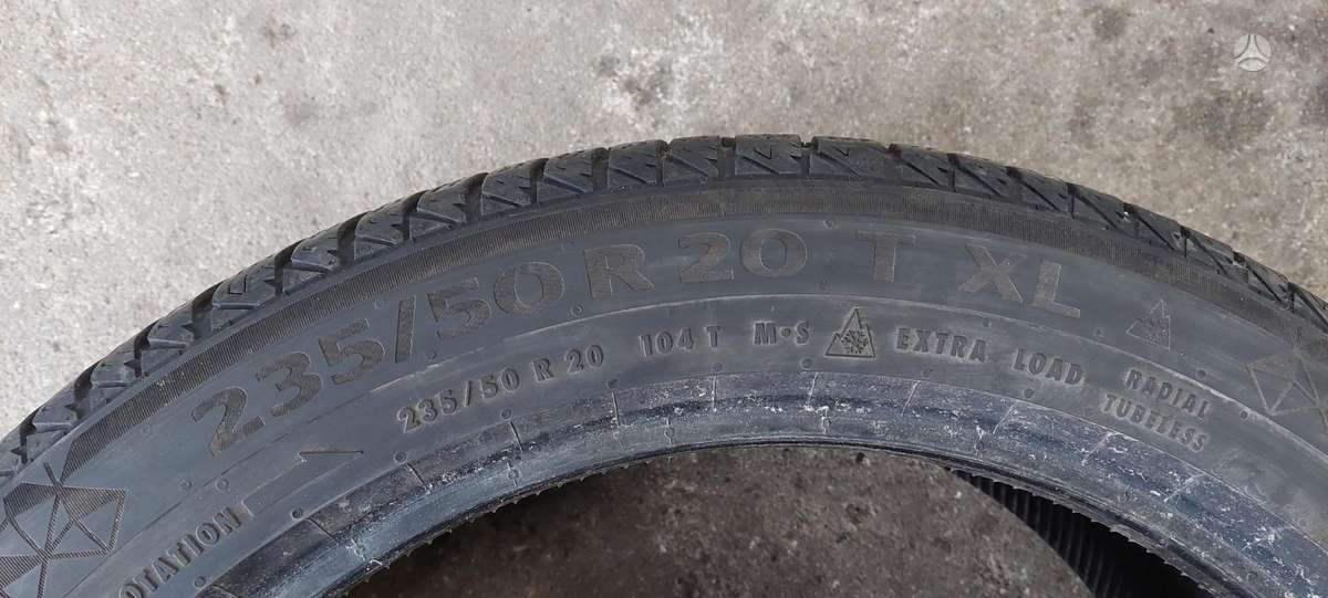 Continental, winter 255/45 R20