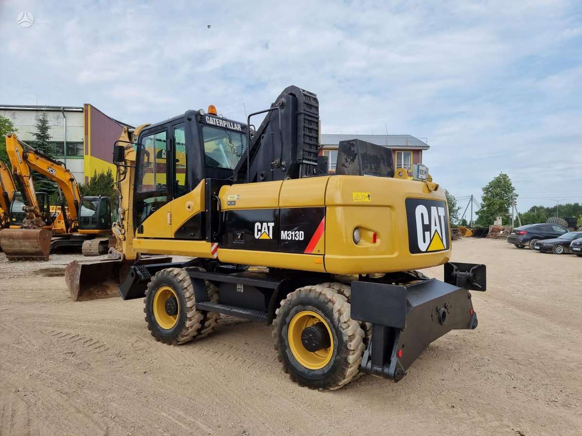 Caterpillar M313 D, ekskavatoriai