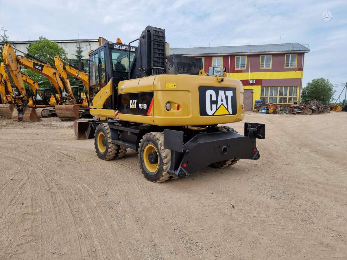 Caterpillar M313 D, ekskavatoriai