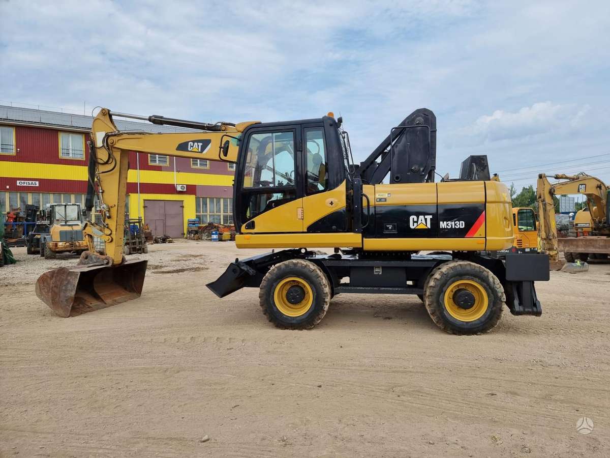 Caterpillar M313 D, ekskavatoriai