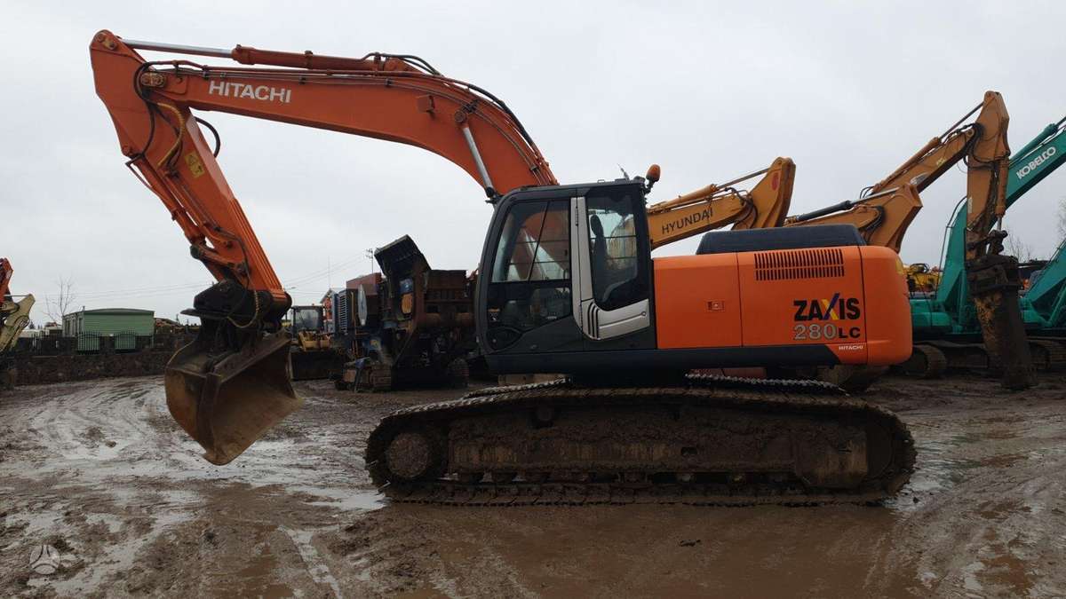 Hitachi ZX280 LC-3, ekskavatoriai