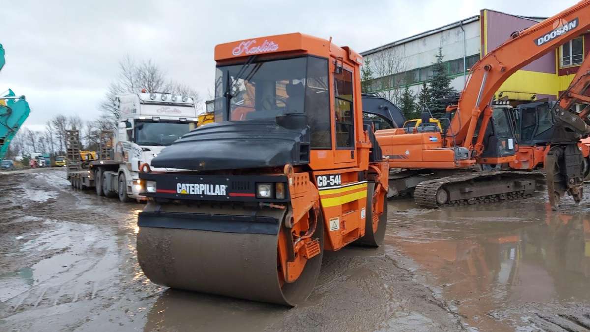 Caterpillar CB544, вибромашины
