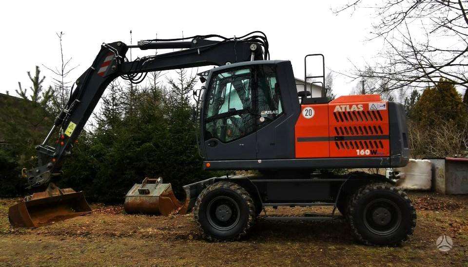 Atlas 160W, экскаваторы
