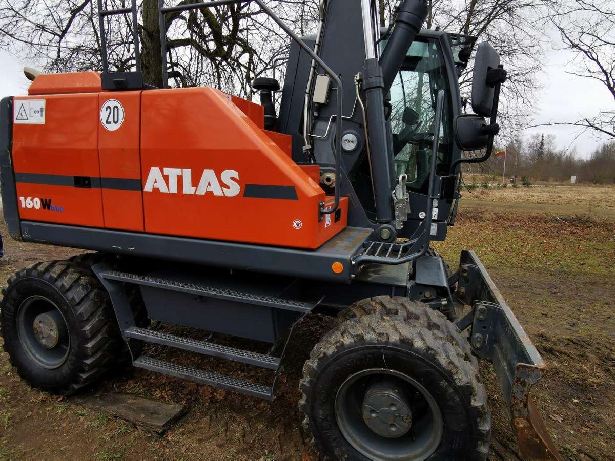 Atlas 160W, ekskavatoriai