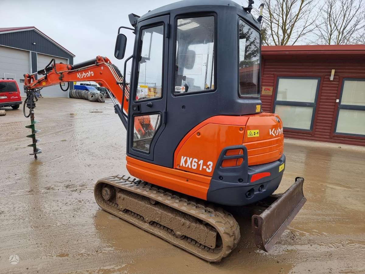Kubota KX 61-3, мини-экскаваторы