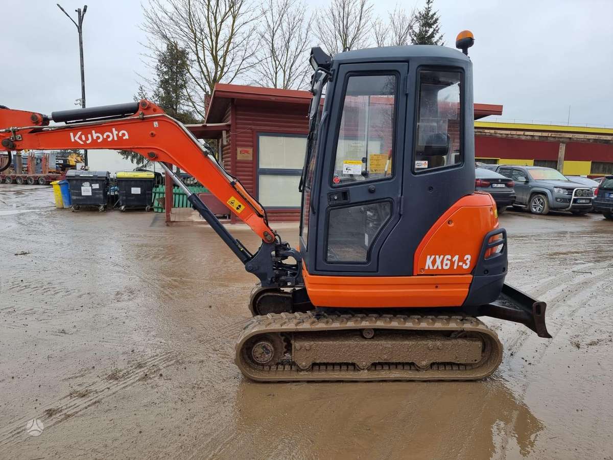 Kubota KX 61-3, мини-экскаваторы